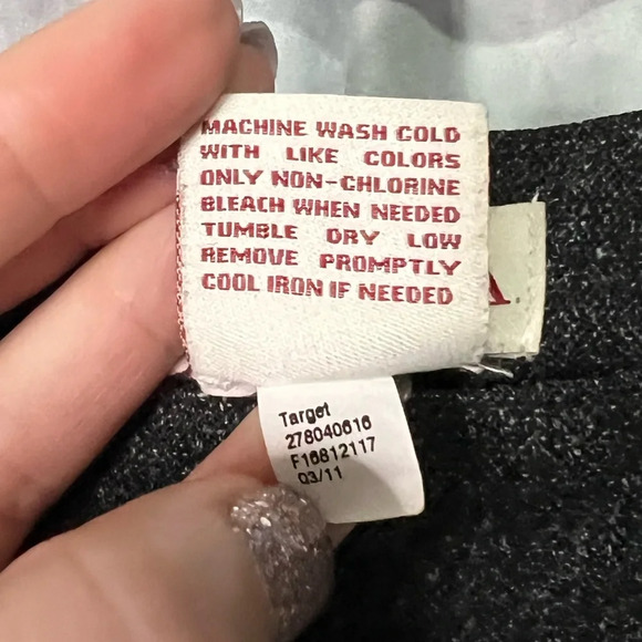 Merona Fit 2 Gray & Black Tweed Dress Pants - size 12 - Picture 6 of 8